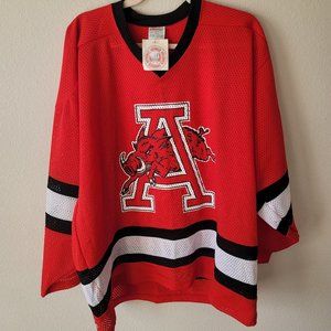 Vintage Arkansas Razorbacks Hockey Jersey